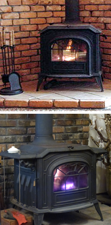 薪ストーブ wood stoveの写真